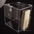 Custom Made Acrylic Ballot Box with Side Ballot Holder